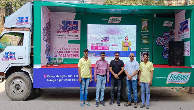 Freedom Healthy Cooking Oils roles out a campaign to promote ‘Run for a Girl Child’