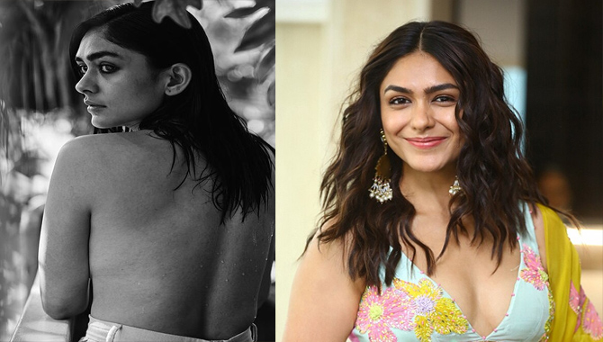 టాప్ లెస్‌లో క‌వ్విస్తోన్న మృణాల్