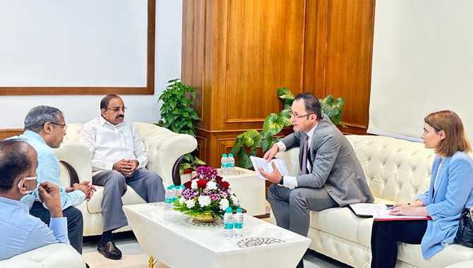 జర్మన్ కాన్సుల్ జనరల్ తో మంత్రి తుమ్మల