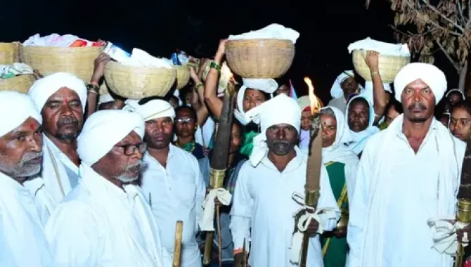 నాగోబా జాతర క్రతువు ప్రారంభం