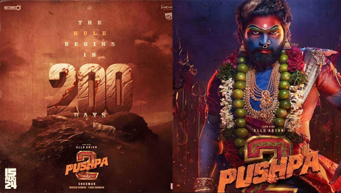 కౌంట్‌డౌన్‌ : 200 రోజుల్లో ప్ర‌పంచ‌వ్యాప్తంగా పుష్ప రూల్స్ బిగిన్