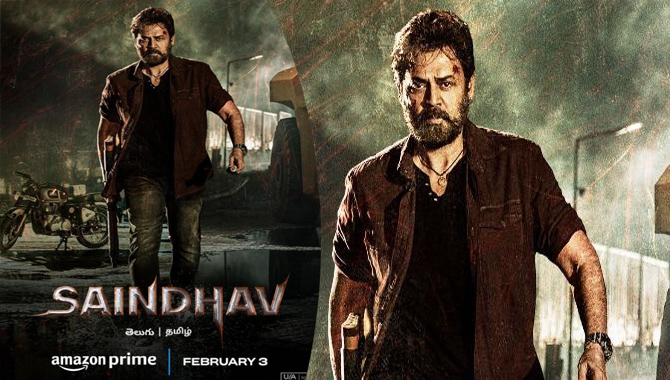 Prime Video Announces the Global Streaming Premiere of Telugu Action Thriller Saindhav from Feb 3rd !