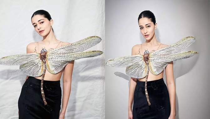 తూనీగతో ఎద అందాల‌ను క‌వ‌ర్ చేస్తున్న అన‌న్య పాండే