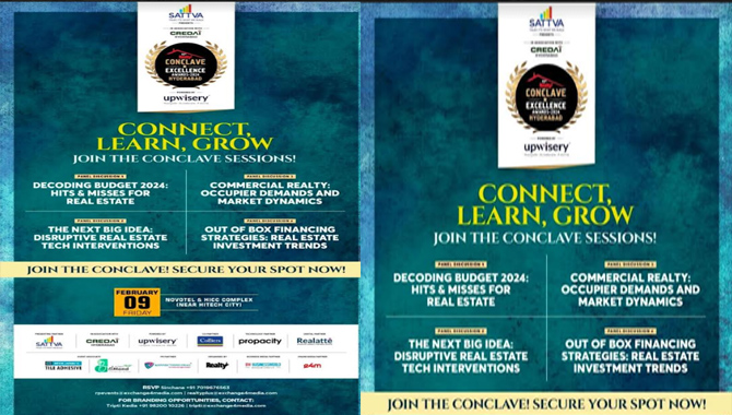 Realty+ host the inaugural edition of The Realty+ Conclave & Excellence Awards 2024, Hyderabad
