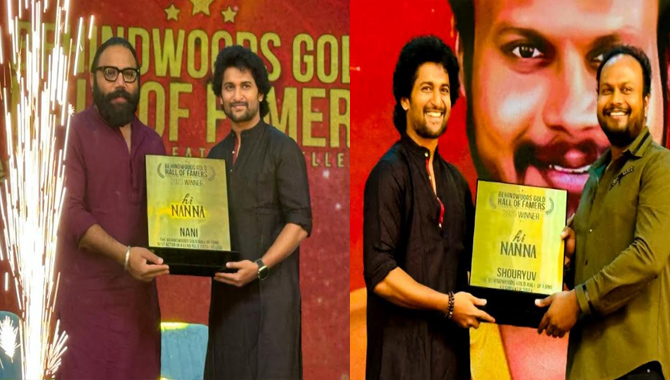 Nani, Mrunal Thakur, Shouryuv Win Awards At Behindwoods Gold Hall Of Famers 2023