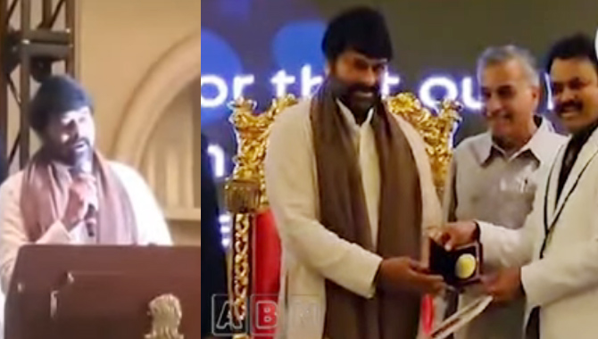 అమెరికాలో మెగాస్టార్ చిరంజీవికి సన్మానం