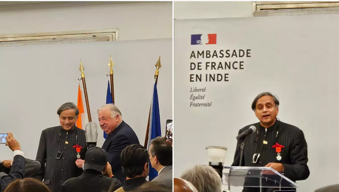 శశిథరూర్ కు అత్యున్నత పౌర పురస్కారం