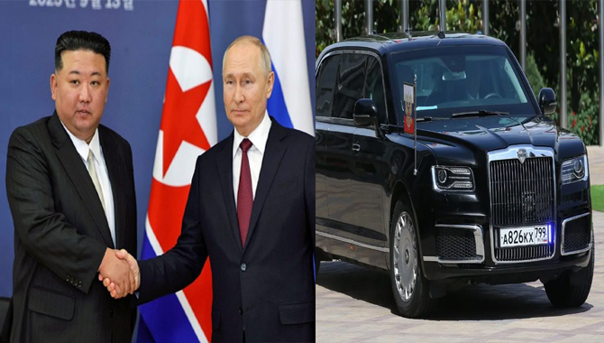 కిమ్ కు లిమోజిన్ కారును పంపిన పుతిన్