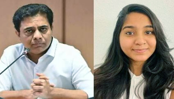 తెలుగు విద్యార్థిని జాహ్నవి కేసు.. న్యాయం జరిగేలా చూడాలి : కేటీఆర్ తెలుగు విద్యార్థిని జాహ్నవి కేసు.. న్యాయం జరిగేలా చూడాలి : కేటీఆర్