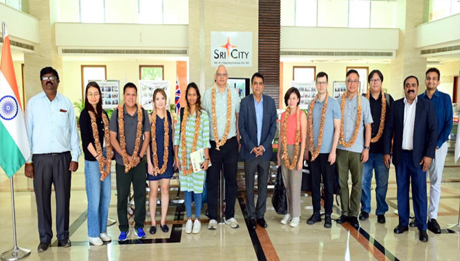 Enterprise Singapore Delegation Astounded by Global Infrastructure and Business Opportunities in Sri City