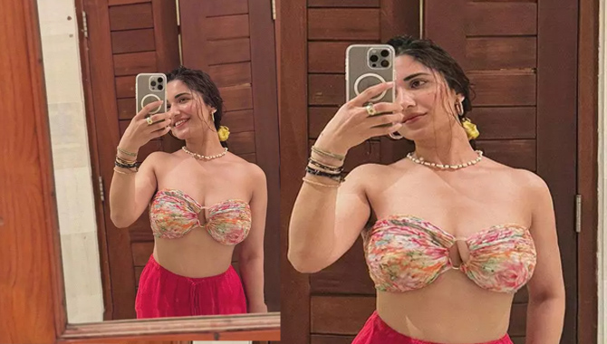 టూ పీస్ లో రచ్చ చేస్తున్న రుహానీ