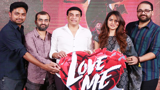 I got Arya Vibes when I heard the story of ‘Love Me’: Dil Raju at the title launch event