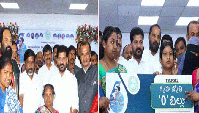 తెలంగాణలో మహాలక్ష్మి, గృహ జ్యోతి ప్రారంభం