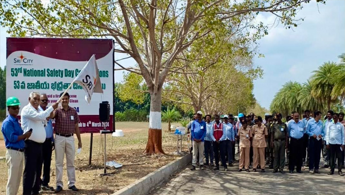 National Safety Week Celebrations began in Sri City