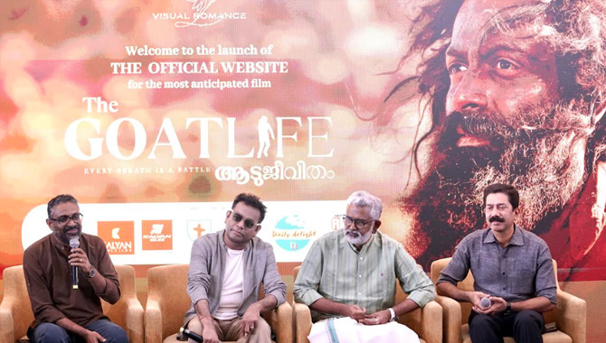 A.R.Rahman compares The Goat Life to Lawrence of Arabia at the Exclusive Website Launch Event