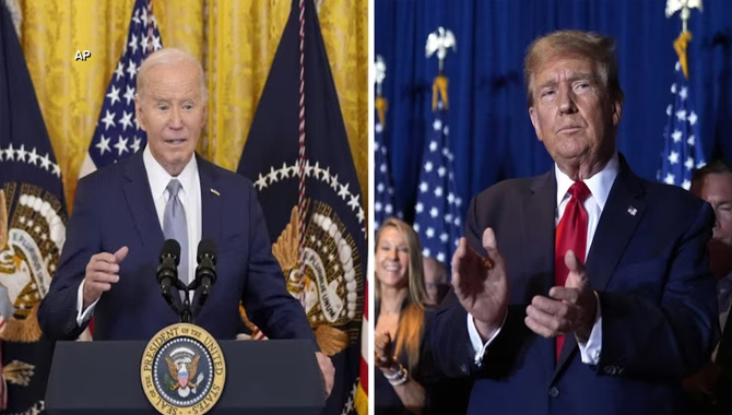 మిషిగన్ ప్రైమరీలో బైడెన్, ట్రంప్ విజయం