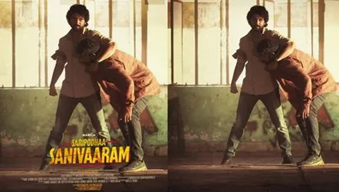 నాని పాన్ ఇండియా ఫిల్మ్ ‘సరిపోదా శనివారం’ ఆగస్ట్ 29న  రిలీజ్