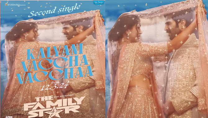 Vijay Deverakonda’s “Family Star” 2nd single “Kalyani Vaccha Vaccha” lyrical song releasing tomorrow
