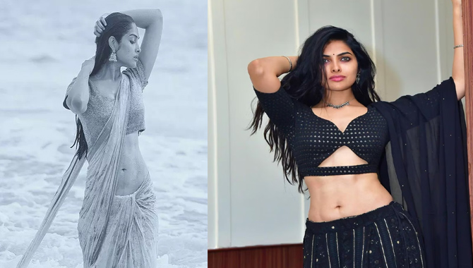 బీచ్‌లో దివి గ్లామ‌ర్ షో