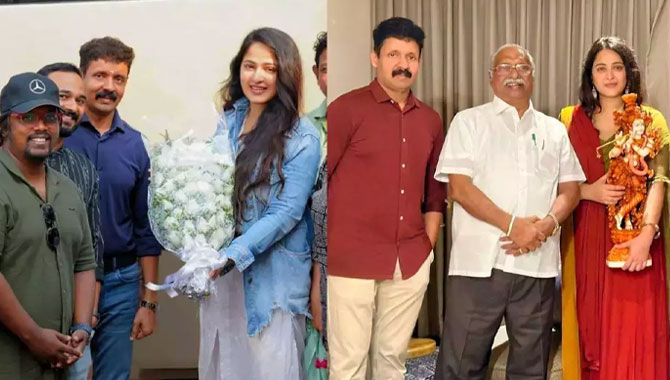 మ‌ల‌యాళ ఘోస్ట్ గా షాకివ్వ‌నున్న స్వీటీ