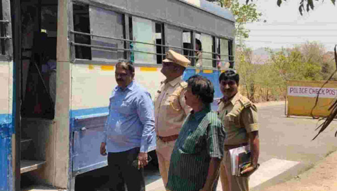 అంతరాష్ట్ర సరిహద్దుల వద్ద ఎన్ఫోర్స్మెంట్ అధికారుల ఆకస్మిక తనిఖీలు..