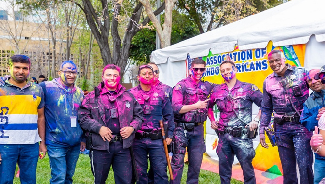 AIA celebrates “Holi Fest” in a grand way in California