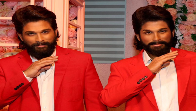 దుబాయ్‌లోని మేడమ్ టుస్సాడ్స్‌లో వాక్స్ స్టాట్యూని ఏర్పాటు చేసిన సౌత్ ఇండియాలో తొలి నటుడు అల్లు అర్జున్