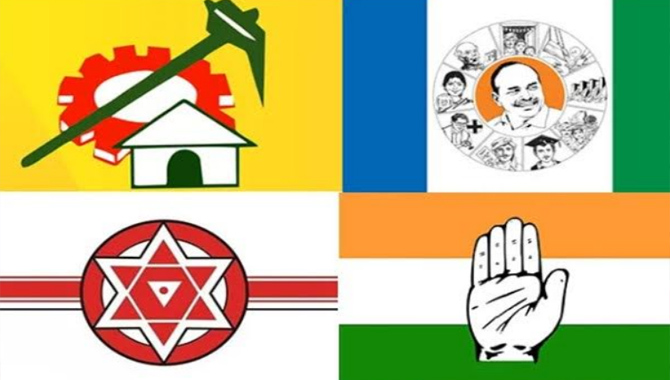 ఏపీ అసెంబ్లీ ఎన్నికల్లో పార్టీల ప్రచారం