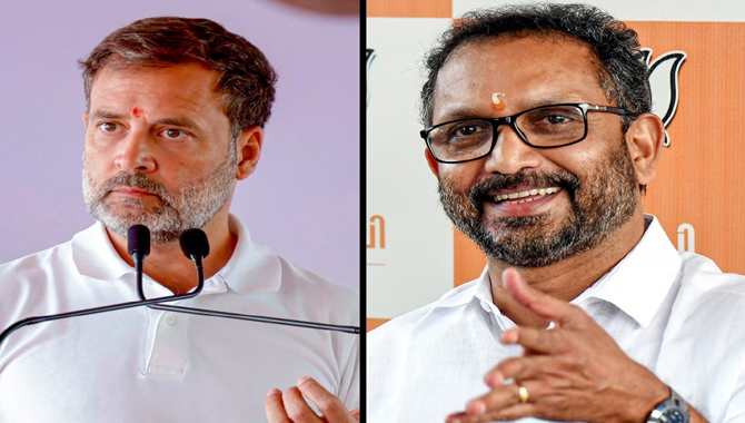 రాహుల్‌కు పోటీగా 242 కేసుల్లో నిందితుడిని బరిలోకి దింపిన బీజేపీ