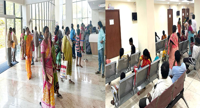 FREE healthcare by SiliconAndhra Sanjivani / Sai Arogya Multi Specialty Hospital