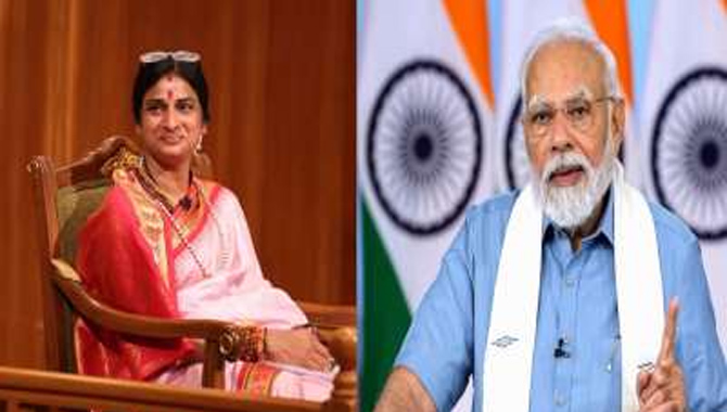 బీజేపీ అభ్యర్థి మాధవీలతకు ప్రధాని ప్రశంస