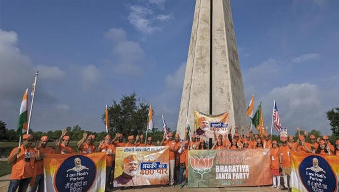 అమెరికాలోని వివిధ నగరాల్లో మోదీ కా పరివార్‌ మార్చ్‌