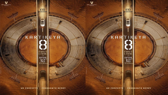 Kartikeya Gummakonda and UV Concepts #Kartikeya8 pre look out now