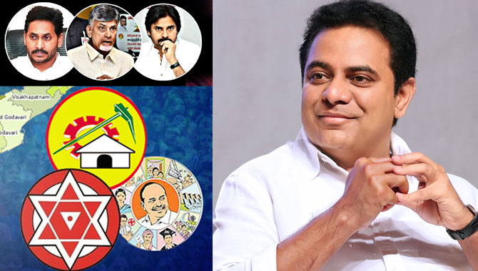ఏపీ ఎలక్షన్స్ లో వాళ్లే కీలకం.. కేటీఆర్