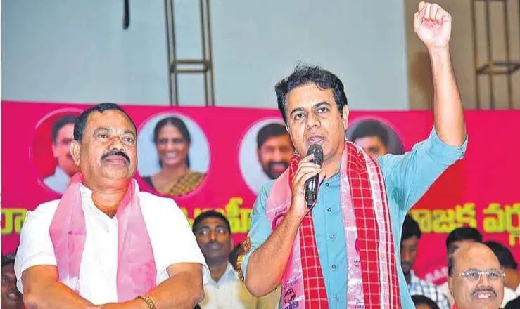 పార్లమెంట్‌ ఎన్నికల్లో ఏ పార్టీకీ సృష్టమైన మెజారిటీ రాదు : కేటీఆర్