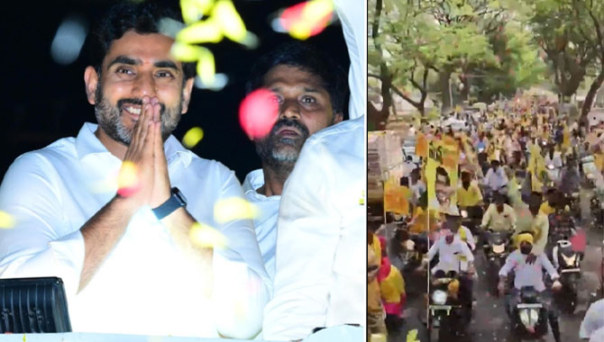 లోకేష్ నామినేషన్ పత్రాలు సమర్పించిన కూటమి నేతలు..