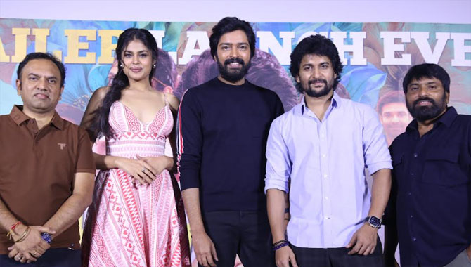Natural Star Nani Launched Hilarious Trailer of Allari Naresh Aa Okkati Adakku Natural Star Nani Launched Hilarious Trailer Of Allari Naresh Malli Ankam Rajiv Chilaka Chilaka Productions Aa Okkati Adakku 2