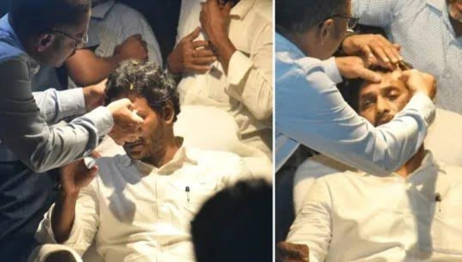 జగన్ గాయానికి ఉన్న కట్టు పై సునీత కామెంట్స్..