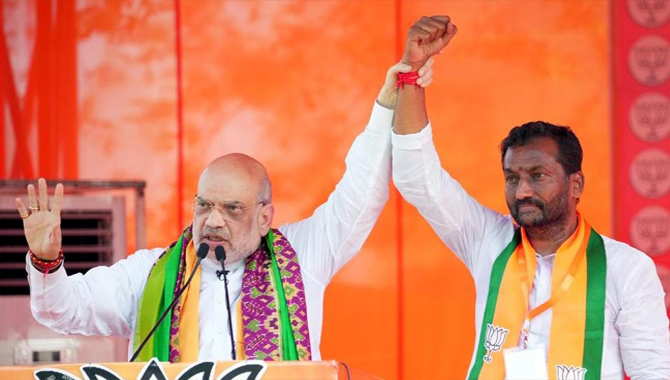 ‘‘తెలంగాణలో ముస్లిం రిజర్వేషన్లు రద్దు చేస్తాం’’.. అమిత్ షా సంచలన హామీ