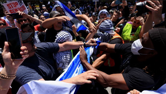 అమెరికాలో గాజా సెగలు.. ఆగని ఆందోళనలు