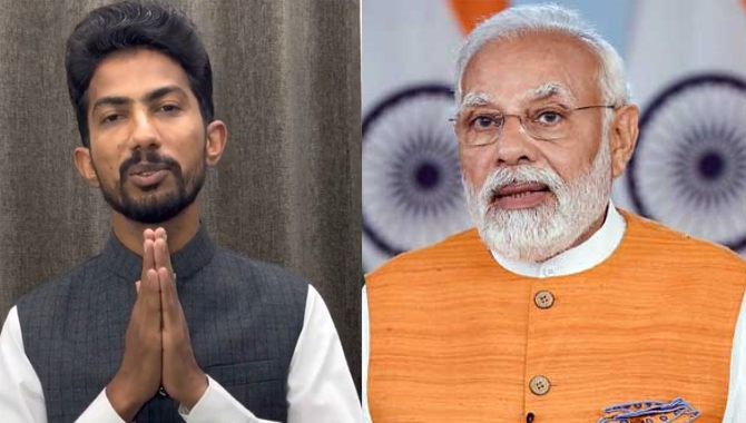 ప్రధాని మోదీ పై మిమిక్రీ కళాకారుడు పోటీ