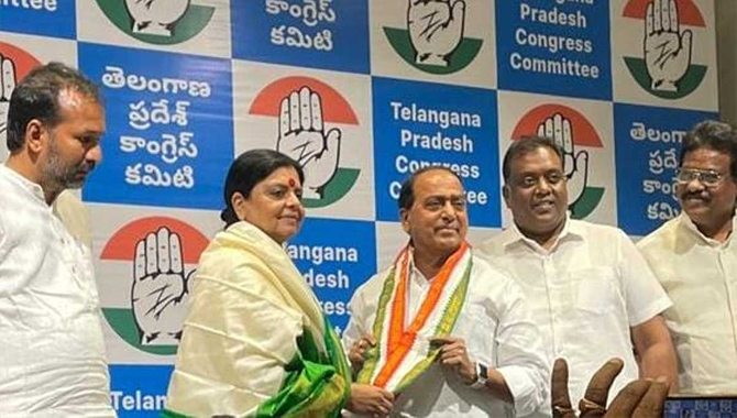 కాంగ్రెస్ లోకి మాజీ మంత్రి ఇంద్రకరణ్ రెడ్డి