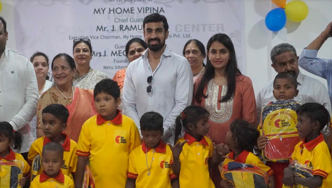 Two Aveksha Day Care Centers for Construction Workers’ Children opened on the occasion of Labour Day