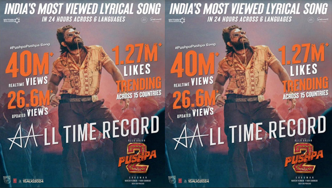 Allu Arjun Creates All-Time India Record