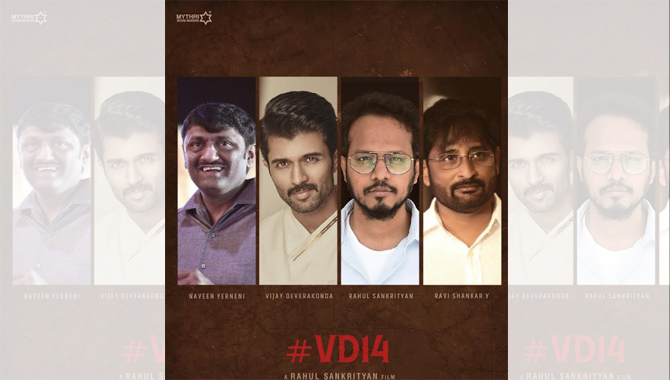 విజయ్ దేవరకొండ, డైరెక్టర్ రాహుల్ సంకృత్యన్ “వీడీ 14” అనౌన్స్ మెంట్