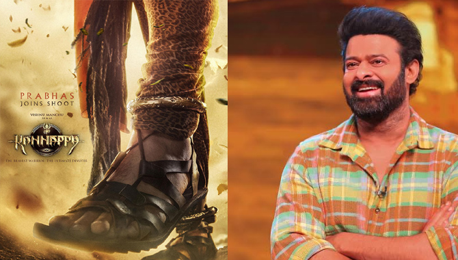 విష్ణు మంచు ‘కన్నప్ప’ సెట్‌లో అడుగు పెట్టిన ప్రభాస్