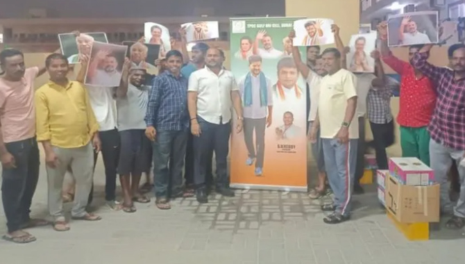 లోక్ సభ అభ్యర్థులకు మద్దతుగా దుబాయ్ లో …కాంగ్రెస్ ప్రచారం