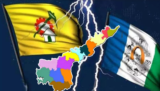 ఆంధ్రాలో పోలింగ్ సందర్భంగా ఉద్రిక్తత వాతావరణం..