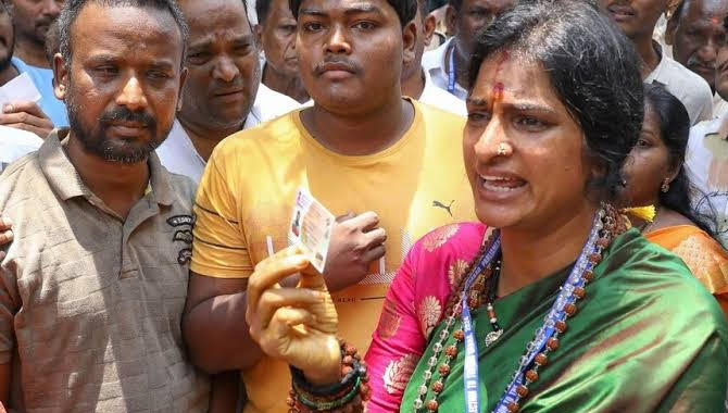ఎంఐఎం రిగ్గింగ్‌ చేసింది: మాధవీలత సంచలన ఆరోపణలు