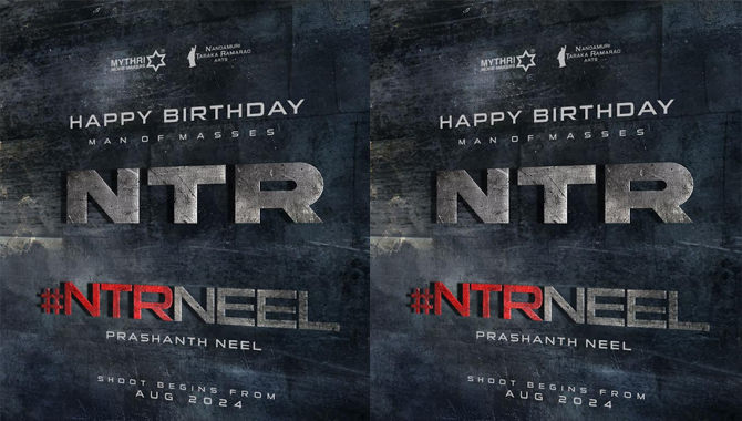 NTR, Prashanth Neel “NTRNeel,” an action epic shoot begins in August 2024